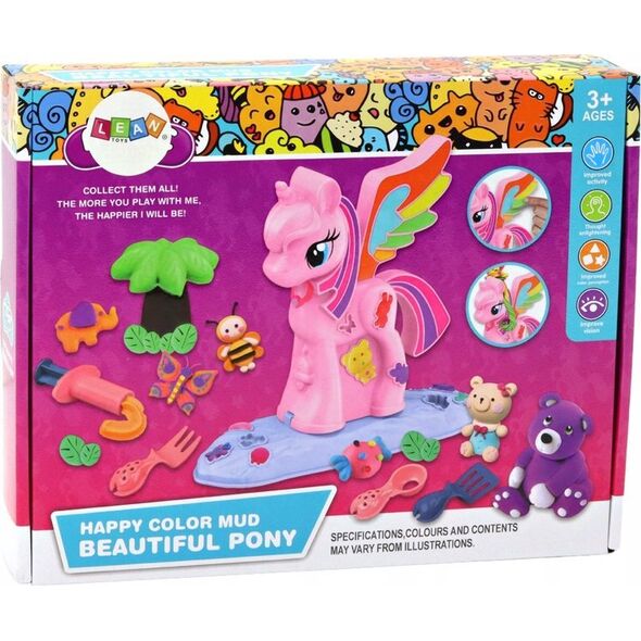 LeanToys Ciastolina Jednorożec DIY Masa Plastyczna Zestaw Akcesoria 14214905 5905991004042
