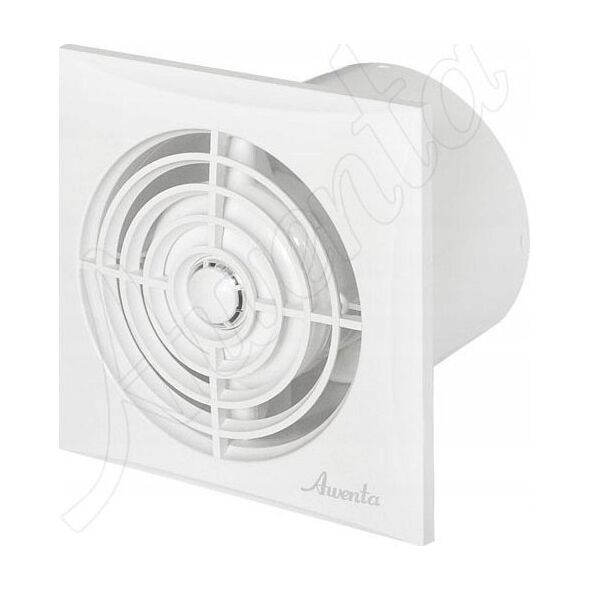 AWENTA Wentylator łazienkowy Awenta WZ125W Silence fi125mm 135m3/h 9W 230V z wyłącznikiem sznurkowym biały 14215187 5905033308336