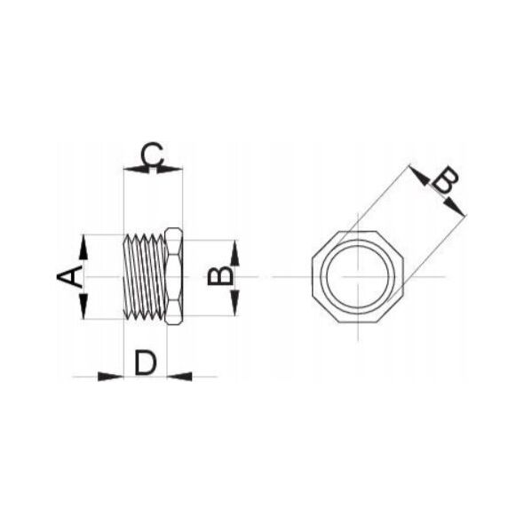Alkotest REDUKCJA MOSIĘŻNA 1X3/4 HYDROLAND // ŁM.RED.1X3/4.H 14215318 5900308733226