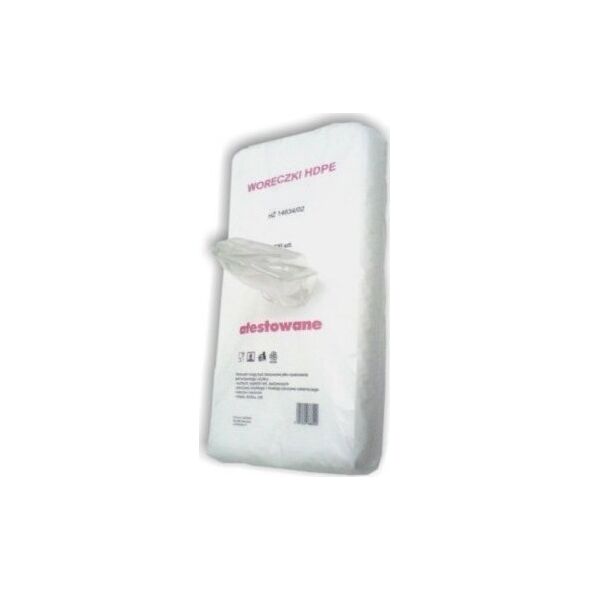 Stella Torebki spożywcze HDPE, 14x4x35cm, 1000 szt., transparentne 14217955 5900536220437