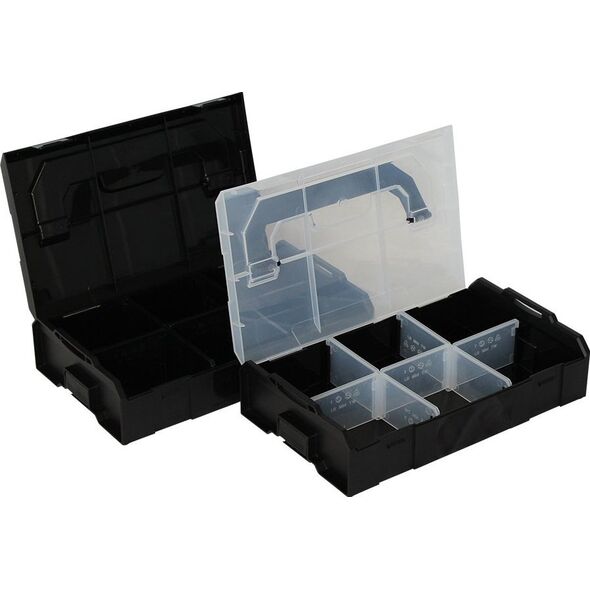 L-boxx L-BOXX Werkzeugkoffer Mini Schwarz/Anthrazit (Deckel opak) 14222282 4045294846060