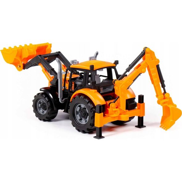Polesie TRAKTOR KOPARKOLADOWAR 31X15X15 PROGRES POM WAD8 14222725 4810344091789