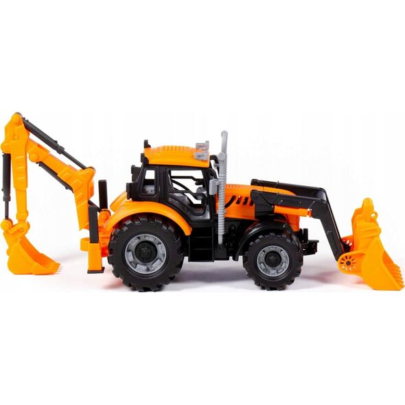 Polesie TRAKTOR KOPARKOLADOWAR 31X15X15 PROGRES POM WAD8 14222725 4810344091789