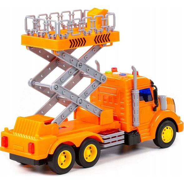 Polesie AUTO CIEZAR Z PODNOSNIK 33CM DZ/SW WADERP WB8 14222741 4810344089779