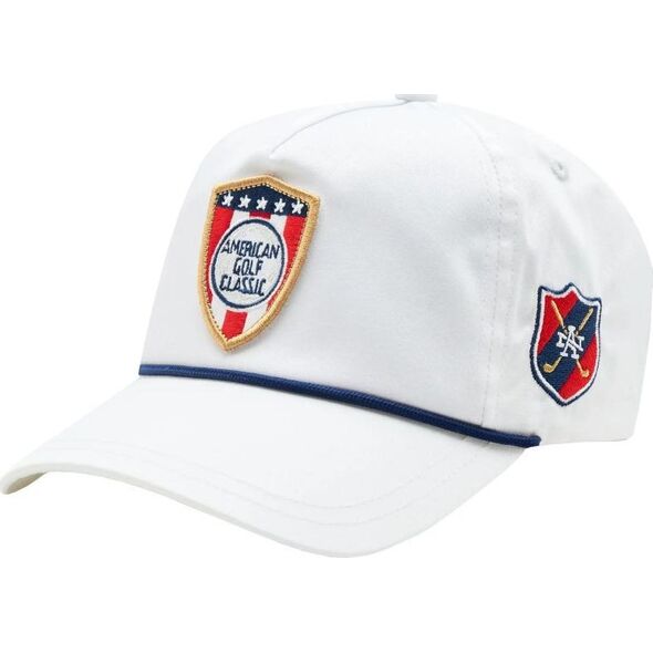 American Needle American Needle Lightweight Rope American Golf Classic Cap 19H001A-AMGC białe One size 14224706 798698814558