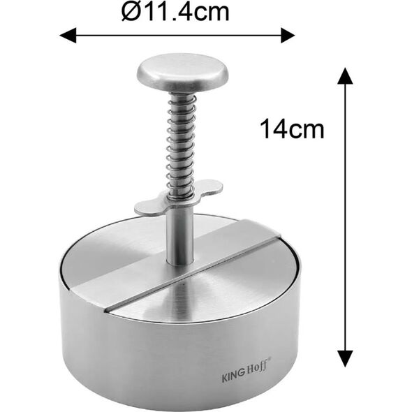 KingHoff PRASKA DO FORMOWANIA BURGERÓW KINGHOFF KH-1879 14226034 5908287218796