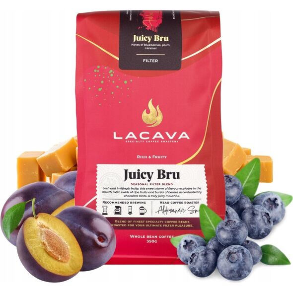 Kawa ziarnista LaCava LaCava - Juicy BRU Filter 350g 14233524 5905215161278