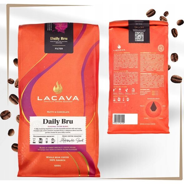 Kawa ziarnista LaCava LaCava - Daily BRU Filter 1kg 14233525 5905215161155