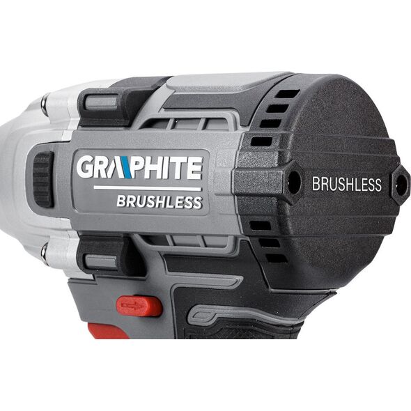 Klucz udarowy Graphite Klucz udarowy bezszczotkowy 18V, 330Nm, ??, Energy+, bez akumulatora 14237572 5902062172013