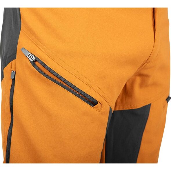 Neo Tools Spodnie robocze OUTDOOR, 4 way stretch, musztardowo-szare, rozmiar XL 14237651 5907558472639