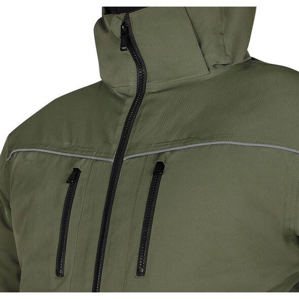 Kurtka męska Neo Tools Kurtka ocieplana z kapturem OUTDOOR, zielona, rozmiar XL 14237722 5907558472950