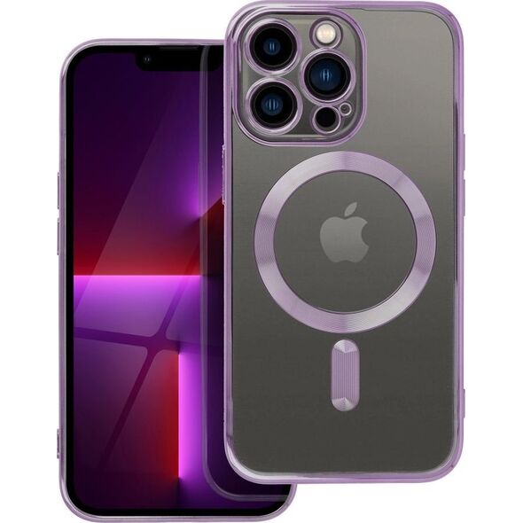 OEM Futerał ELECTRO MAG COVER kompatybilny z MagSafe do IPHONE 13 Pro fioletowy 14242659 5903396208935