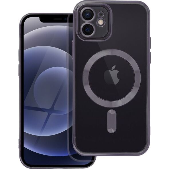 OEM Futerał ELECTRO MAG COVER kompatybilny z MagSafe do IPHONE 12 czarny 14242696 5903396208713