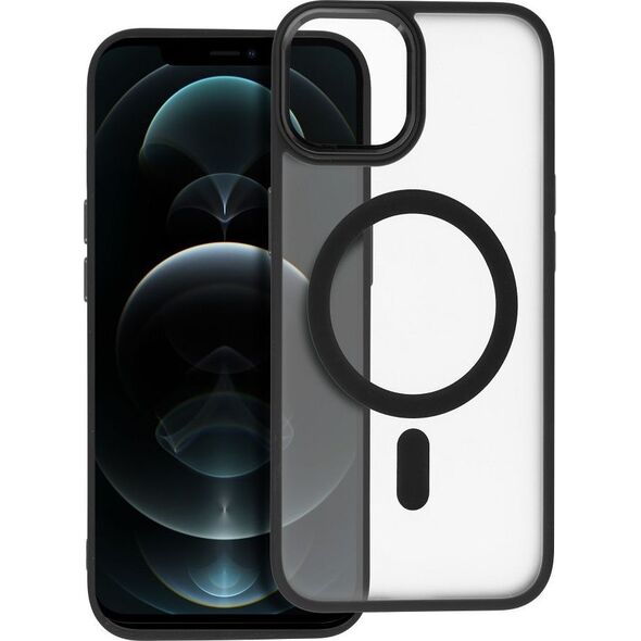 OEM Futerał MATTE MAG COVER kompatybilny z MagSafe do IPHONE 12 Pro Max czarny 14242759 5903396220128