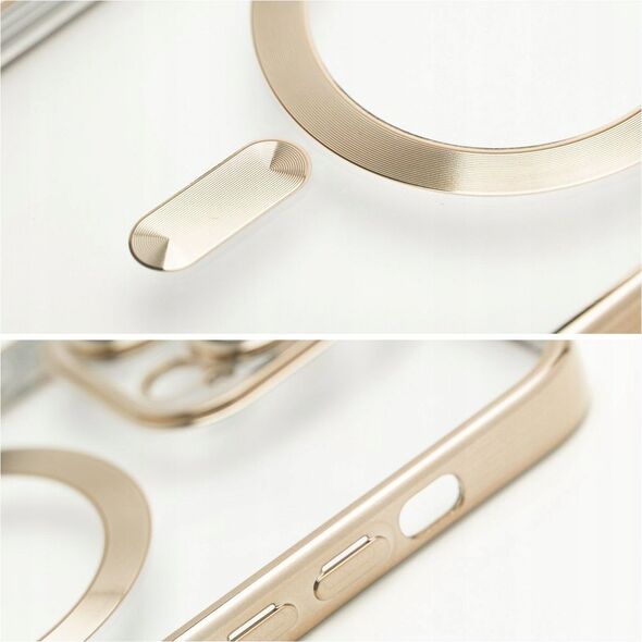 OEM Futerał ELECTRO MAG COVER kompatybilny z MagSafe do SAMSUNG S24 Ultra złoty 14242945 5903396272820