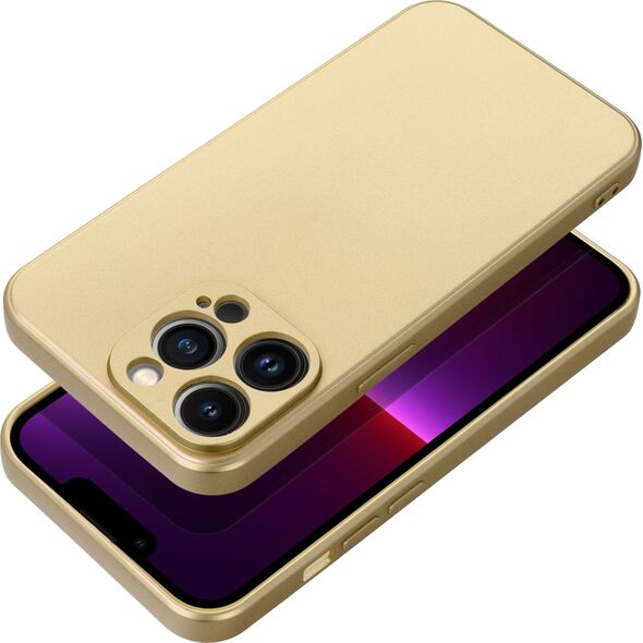OEM Futerał METALLIC do IPHONE 16 Plus złoty 14243207 5903396307027