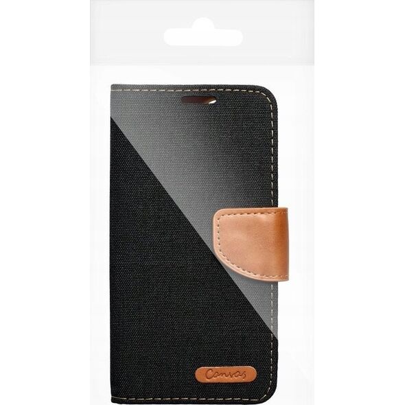 OEM Kabura CANVAS Book do IPHONE 16 czarny 14243268 5903396308734