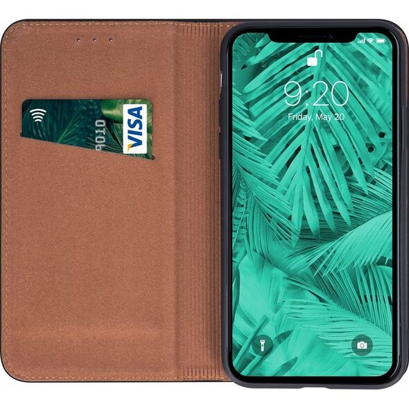 OEM Kabura SMART PRO Book skórzana do IPHONE 16 Pro Max czarny 14243283 5903396308949