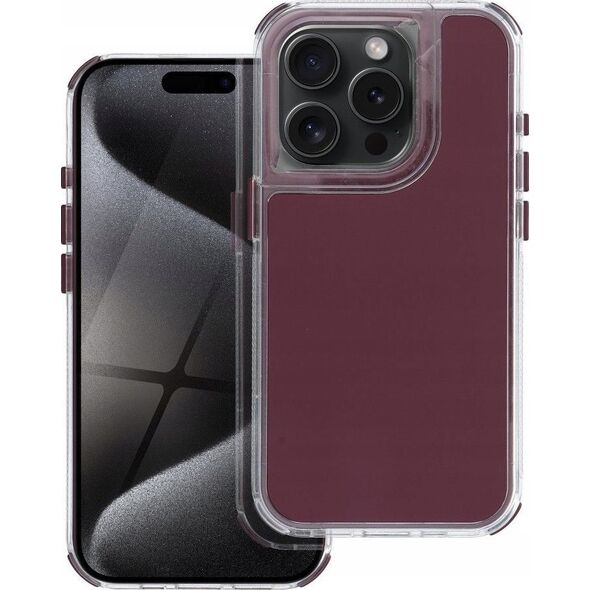 OEM Futerał MATRIX do IPHONE 16 PLUS purpurowy 14243297 5903396307911