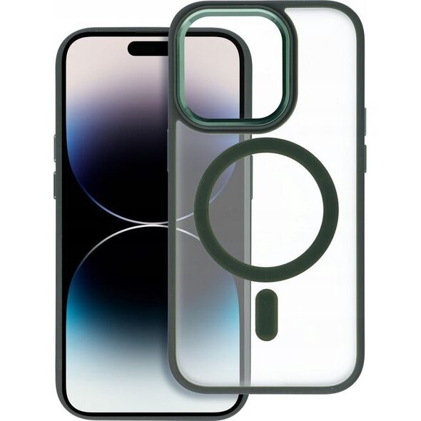 OEM Futerał MATTE MAG COVER kompatybilny z MagSafe do IPHONE 16 Plus zielony 14243330 5903396309908