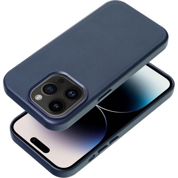 OEM Futerał LEATHER MAG COVER kompatybilny z MagSafe do IPHONE 16 Plus niebieski 14243353 5903396310355