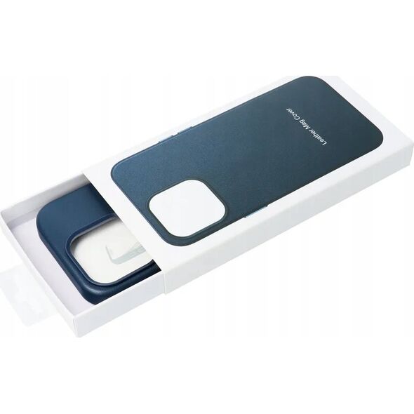 OEM Futerał LEATHER MAG COVER kompatybilny z MagSafe do IPHONE 16 Plus niebieski 14243353 5903396310355