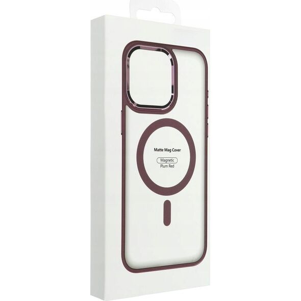 OEM Futerał MATTE MAG COVER kompatybilny z MagSafe do IPHONE 16 Pro czerwony 14243366 5903396309953