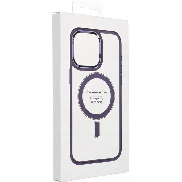 OEM Futerał COLOR EDGE MAG COVER kompatybilny z MagSafe do IPHONE 16 Pro fioletowy 14243374 5903396310164