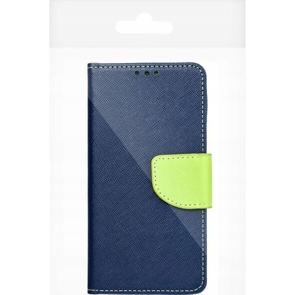 OEM Kabura FANCY Book do IPHONE 16 Plus granatowo limonkowy 14243392 5903396314735