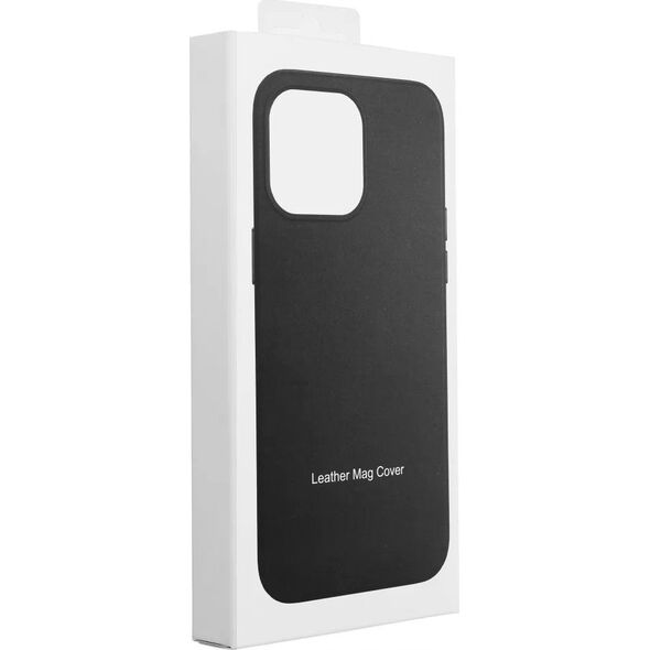 OEM Futerał LEATHER MAG COVER kompatybilny z MagSafe do IPHONE 16 Plus czarny 14243397 5903396310348