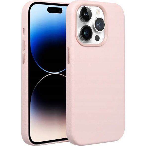 OEM Futerał LEATHER MAG COVER kompatybilny z MagSafe do IPHONE 16 Pro Max różowy 14243414 5903396310416