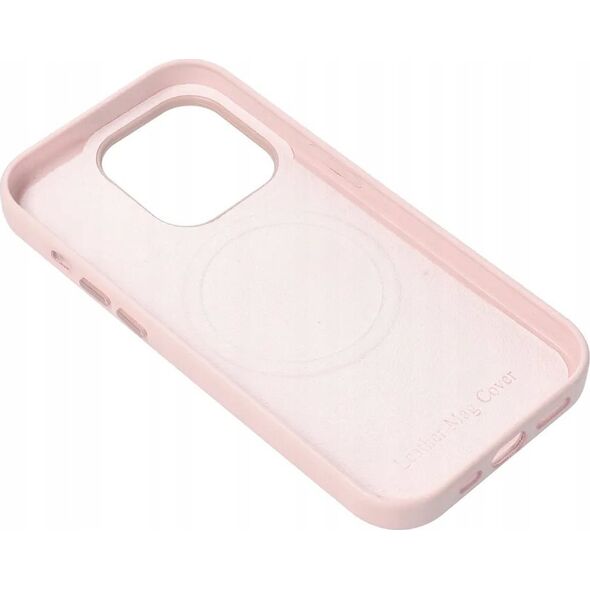 OEM Futerał LEATHER MAG COVER kompatybilny z MagSafe do IPHONE 16 Pro Max różowy 14243414 5903396310416
