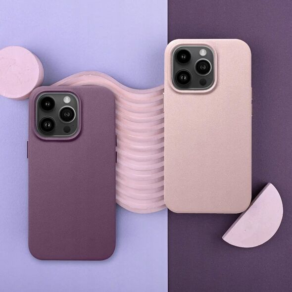 OEM Futerał LEATHER MAG COVER kompatybilny z MagSafe do IPHONE 16 Pro Max różowy 14243414 5903396310416