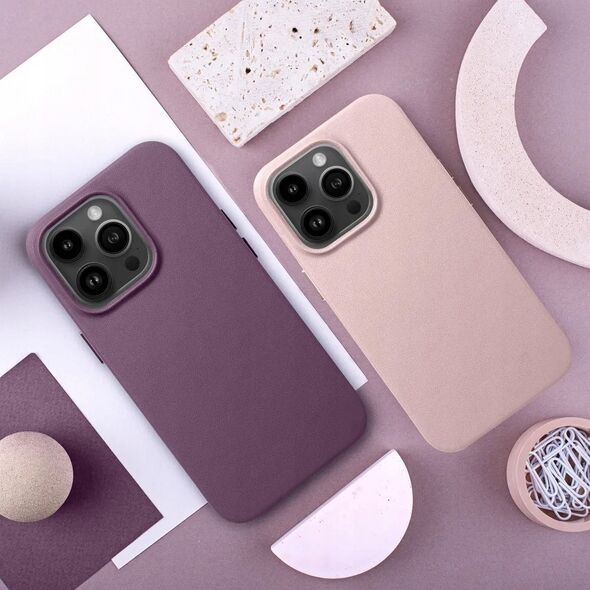 OEM Futerał LEATHER MAG COVER kompatybilny z MagSafe do IPHONE 16 Pro Max różowy 14243414 5903396310416