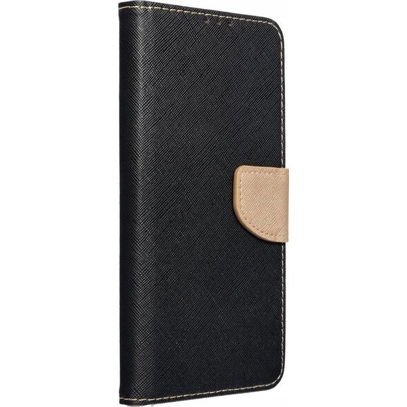 OEM Kabura FANCY Book do IPHONE 16 czarno złoty 14243420 5903396314759