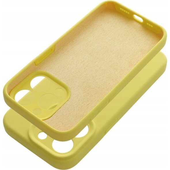 OEM Futerał SILICONE 2mm do IPHONE 16 Plus żółty 14243496 5903396323270