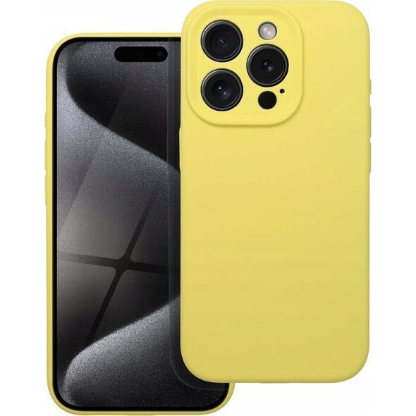 OEM Futerał SILICONE 2mm do IPHONE 16 Plus żółty 14243496 5903396323270