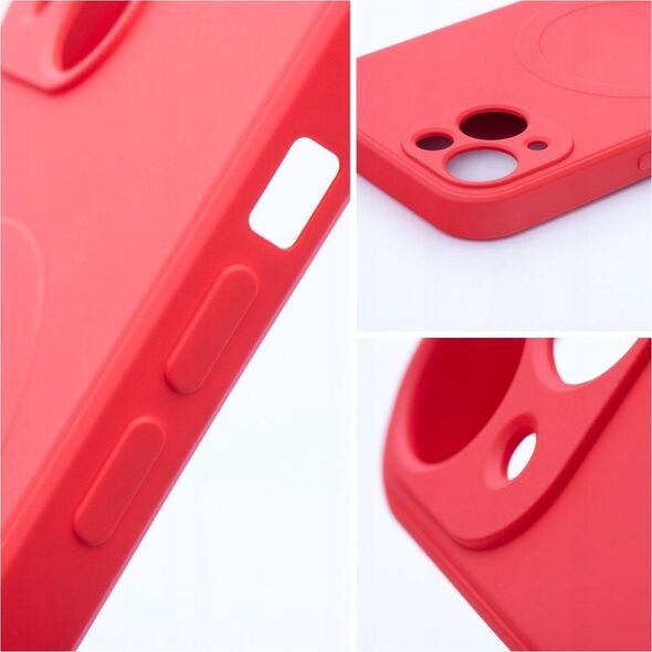 OEM Futerał SILICONE MAG COVER kompatybilny z MagSafe do IPHONE 16 Pro Max czerwony 14243591 5903396325243