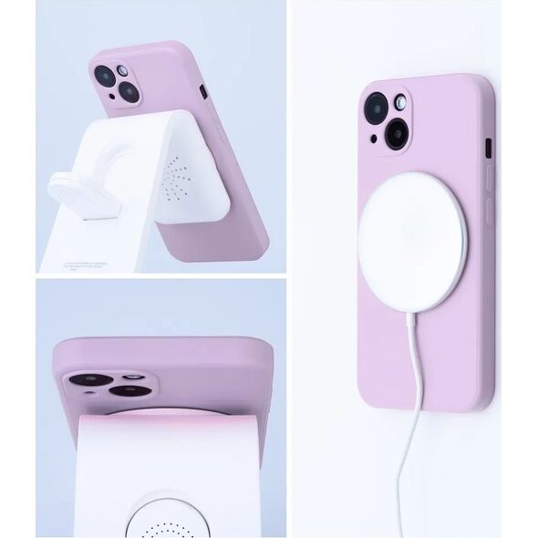 OEM Futerał SILICONE MAG COVER kompatybilny z MagSafe do IPHONE 16 Plus różowy 14243615 5903396325205