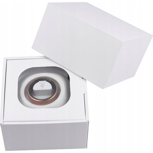 Smartwatch OEM Smart Ring R11M- inteligentny pierścień ze stali ze stacją ładującą rozmiar 12 (21,4mm) złoty 14243639 5903396324444