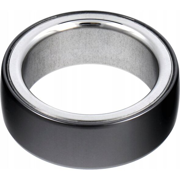 Smartwatch OEM Smart Ring R8- inteligentny pierścień ceramiczny ze stacją ładującą rozmiar 22mm czarny 14243657 5903396322921