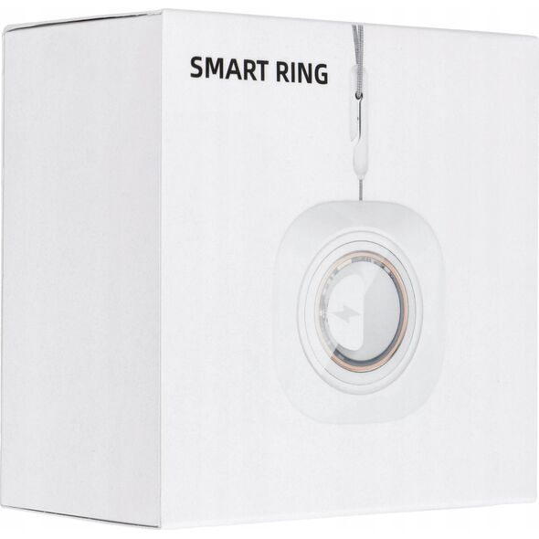 Smartwatch OEM Smart Ring R11M- inteligentny pierścień ze stali ze stacją ładującą rozmiar 8 (18,1mm) czarny 14243662 5903396322839