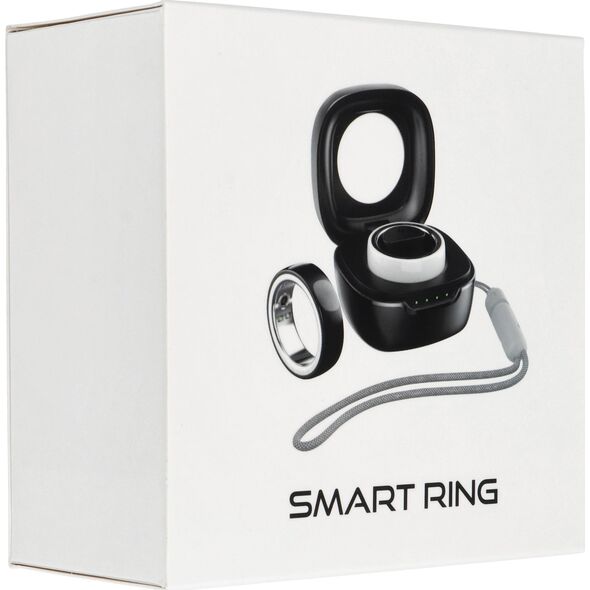 Smartwatch OEM Smart Ring R8- inteligentny pierścień ceramiczny ze stacją ładującą rozmiar 15,4mm czarny 14243666 5903396322891
