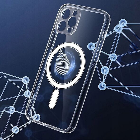 OEM Futerał CLEAR MAG COVER z ochroną aparatu kompatybilny z MagSafe do IPHONE 16 Pro Max transparentny 14243752 5903396331091