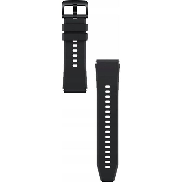 Pasek silikonowy do Huawei Watch GT 2/3/4/2 Pro/3 Pro/4 Pro/GT 2e 46mm - czarny 14251991 5907769361043