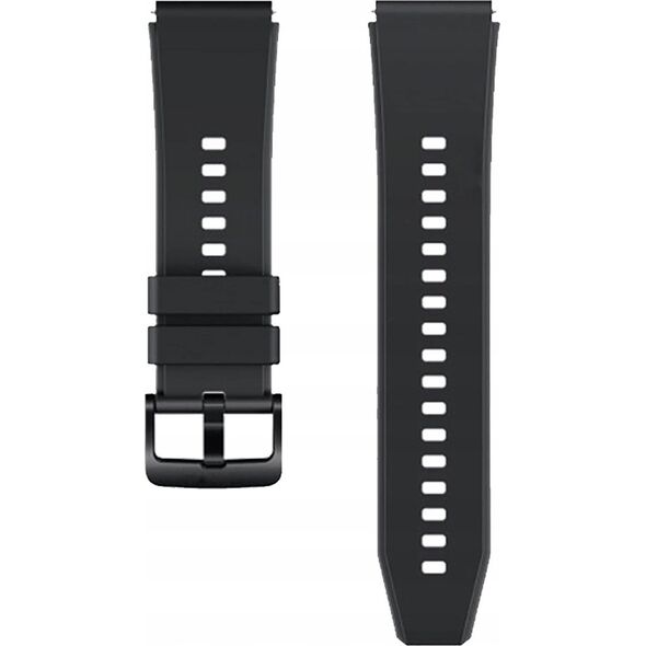 Pasek silikonowy do Huawei Watch GT 2/3/4/2 Pro/3 Pro/4 Pro/GT 2e 46mm - czarny 14251991 5907769361043