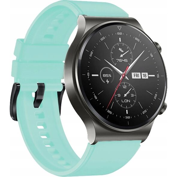 Pasek silikonowy do Huawei Watch GT 2/3/4/2 Pro/3 Pro/4 Pro/GT 2e 46mm - jasnozielony 14252023 5907769361074