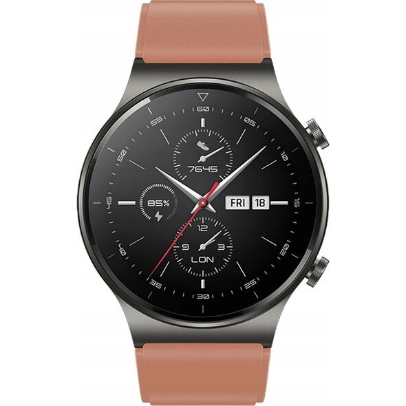 Pasek silikonowy do Huawei Watch GT 2/3/4/2 Pro/3 Pro/4 Pro/GT 2e 46mm - bordowy 14252025 5907769361081