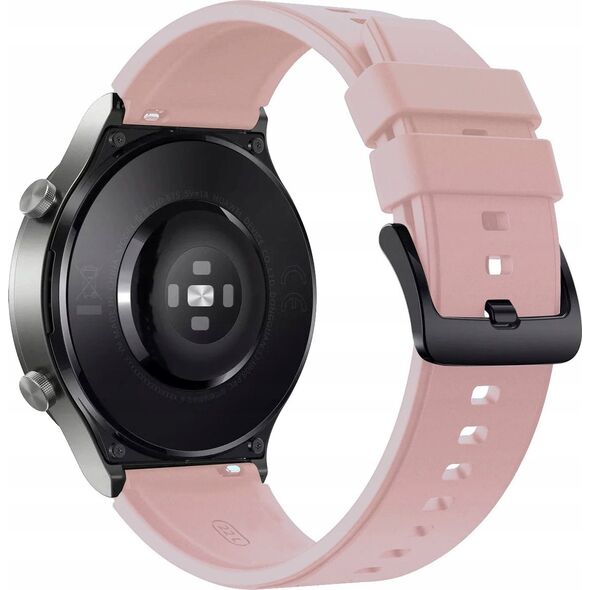 Pasek silikonowy do Huawei Watch GT 2/3/4/2 Pro/3 Pro/4 Pro/GT 2e 46mm - pudrowy 14252031 5907769361135