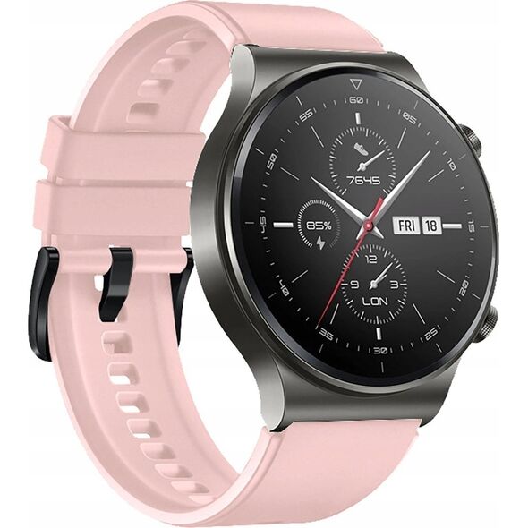 Pasek silikonowy do Huawei Watch GT 2/3/4/2 Pro/3 Pro/4 Pro/GT 2e 46mm - pudrowy 14252031 5907769361135